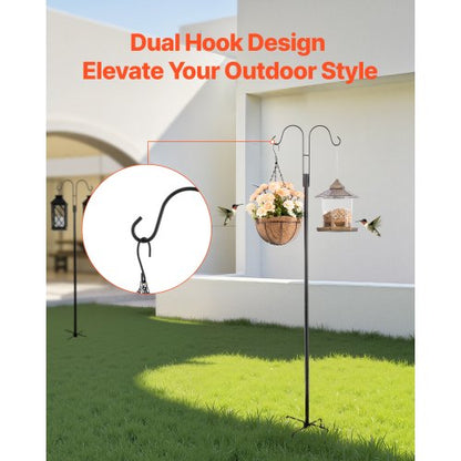 Dubbel Shepherds Krok 8-pack 1560 mm Robust Fågelmatarstång |  EU