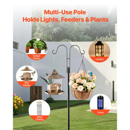 Dubbel Shepherds Krok 8-pack 1560 mm Robust Fågelmatarstång |  EU