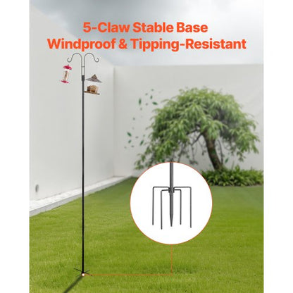 Double Shepherds Hook 8-pack 2345 mm Robust Bird Feeder Pole | EU