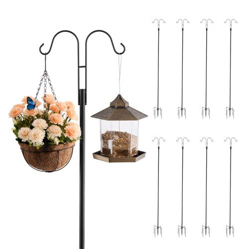 Double Shepherds Hook 8-pack 2345 mm Robust Bird Feeder Pole | EU