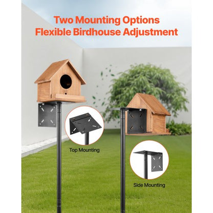 2370 mm bird feeding station with 4 hooks, stand for wild bird feeders | EU