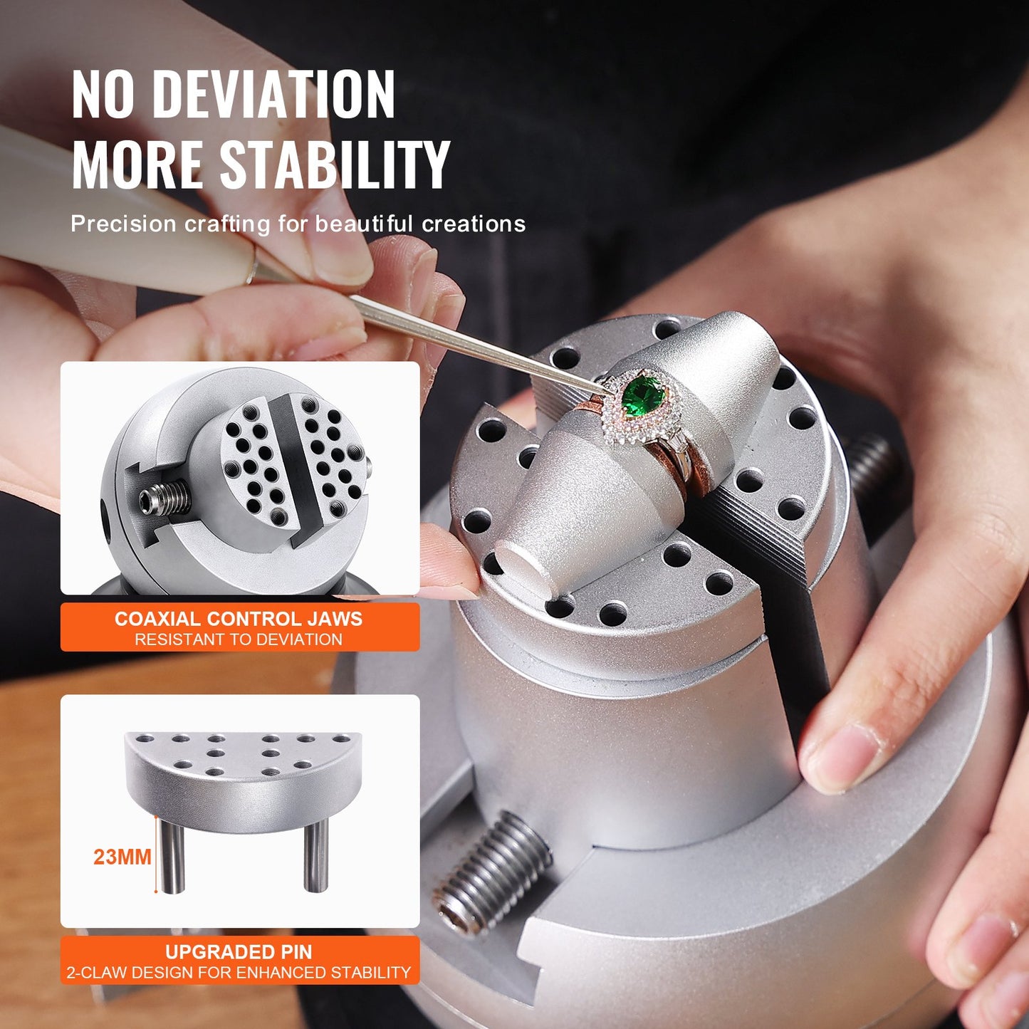 Kugelumlaufspindel, 5"-Gravierwerkzeug, 360°-Drehung Gravierblockschraube, 69-teiliges Zubehör Schmuckgravurblockwerkzeug Standardblock für Edelsteineinlagen und kleine Gravuren