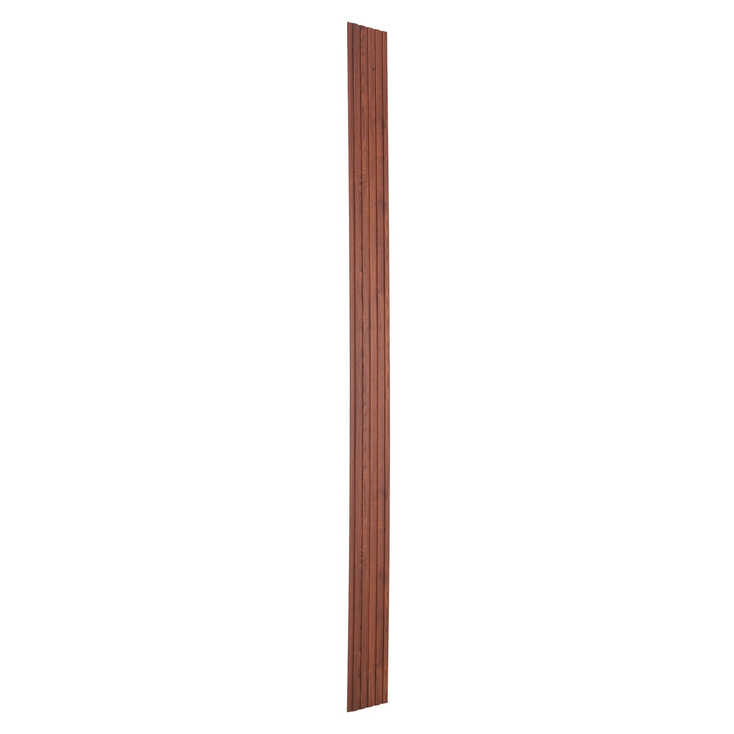 Holzlamellen Akustikpaneele 8 Stück 96 x 6 Zoll für moderne Wand Schwarznuss