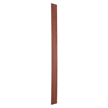 Holzlamellen Akustikpaneele 8 Stück 96 x 6 Zoll für moderne Wand Schwarznuss
