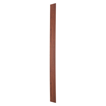 Holzlamellen Akustikpaneele 8 Stück 96 x 6 Zoll für moderne Wand Schwarznuss