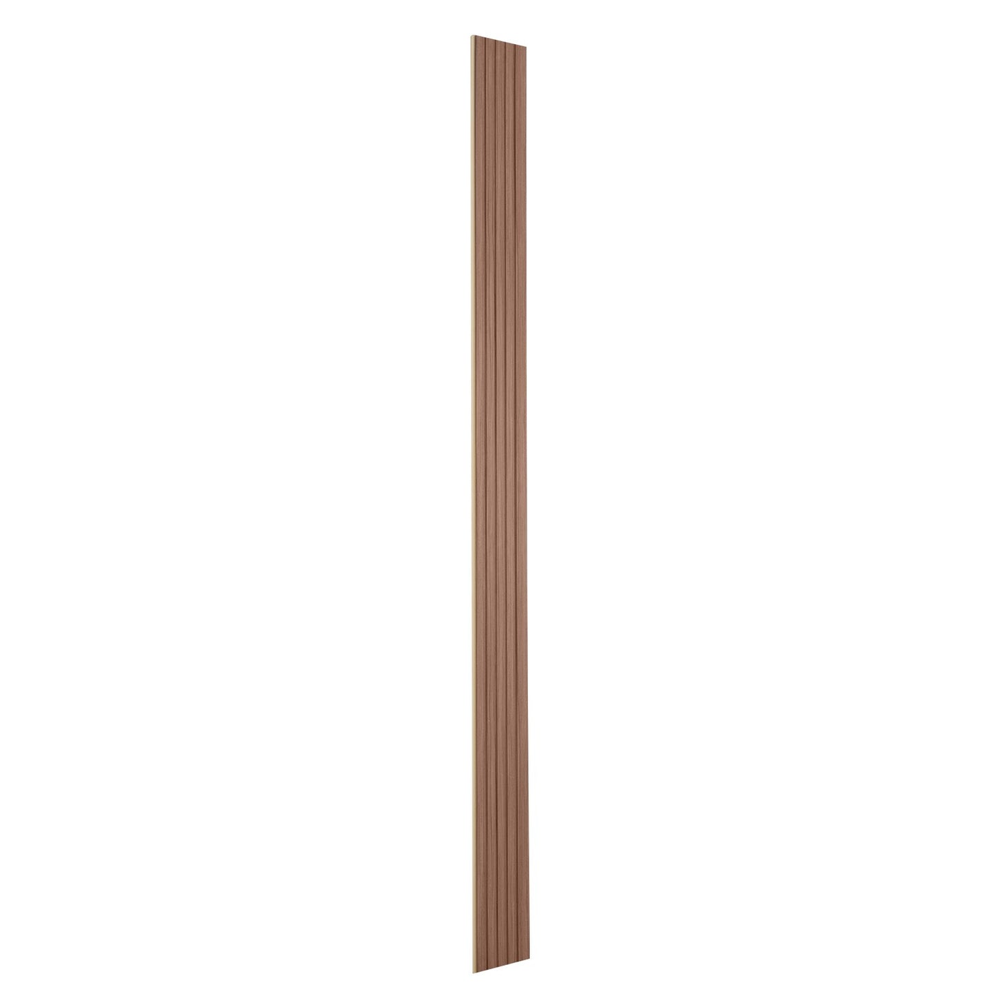 Holzlamellen Akustikpaneele 8 Stück 96 x 6 Zoll WPC für moderne Wand graue Eiche