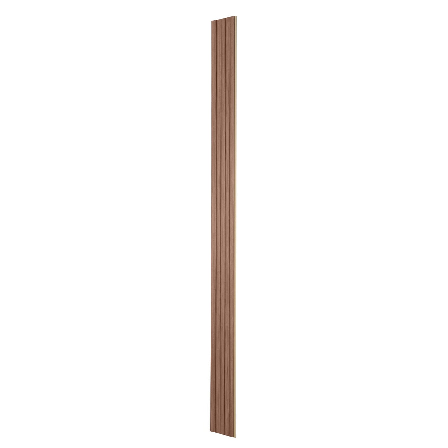 Holzlamellen Akustikpaneele 8 Stück 96 x 6 Zoll WPC für moderne Wand graue Eiche