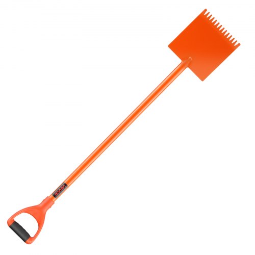 Takpannspade 1-pack, D-greppshandtag för takpannor, hög hårdhet 45# stål och lätt, enkelt att riva av tak och spikverktyg, perfekt för kommersiellt och bostadsbruk, orange |  EU