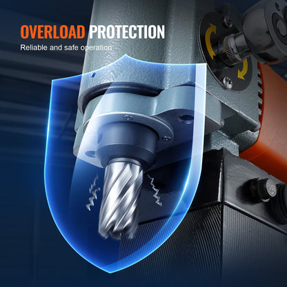 Magnetische Bohrmaschine, 1300 W, niedriges Profil, Magnetbohrmaschine, leicht, tragbar