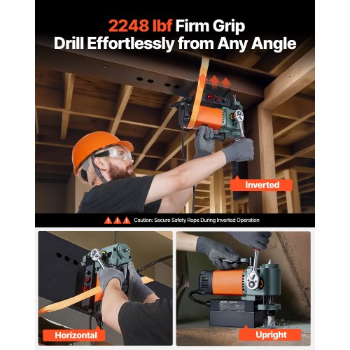 Flache Magnetbohrmaschine Bauchbohrmaschine 1300 W 35 mm Bohrdurchmesser | EU