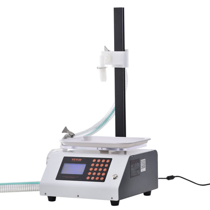 Vätskepåfyllningsmaskin, 50-5000 g vägningskapacitet, automatisk flaskfyllningsmaskin tappningsmaskin Kugghjulspump Digital kontroll för honung, olja, vin, tvättmedel, trögflytande vätskor (enkel munstycke)