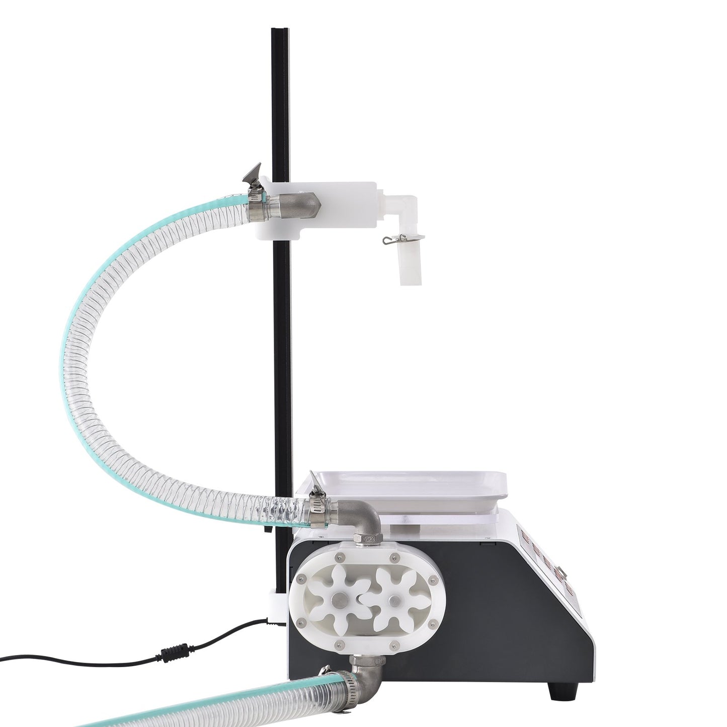 Vätskepåfyllningsmaskin, 50-5000 g vägningskapacitet, automatisk flaskfyllningsmaskin tappningsmaskin Kugghjulspump Digital kontroll för honung, olja, vin, tvättmedel, trögflytande vätskor (enkel munstycke)