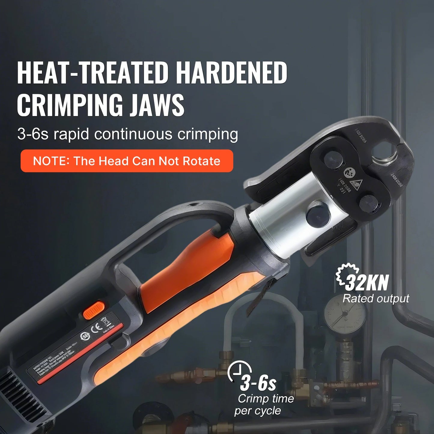 Pro Press Tool Pipe Crimping Kit Press Tool Battery Kit V15 V22 V28