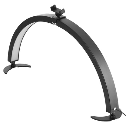 Spikbordslampa 40 W Half Moon skrivbordslampa med telefonhållare Justerbar ljusstyrka