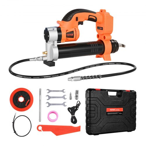 Cordless Grease Gun, 8000 PSI Max Pressure, Electric Grease Gun with LED Light & 35.4-inch Long Hose, Compatible with 18V Makita Batteries, Suitable for Greasing Vehicles or Machines(Tool Only)