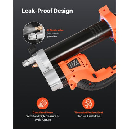 Akku-Fettpresse, 20 V, elektrisches Fettpressen-Set mit Akku, 30-Zoll-Schlauch