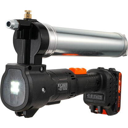 Sladdlös fettpistol elektrisk 20 volt 2,0 Ah batterisats 10000PSI med fodral