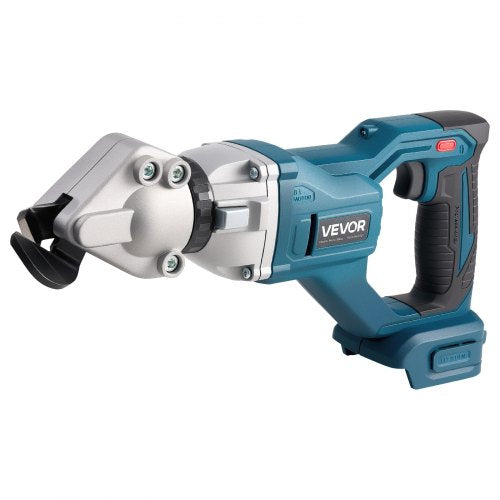 Metal Shear, Sheet Metal Cutter Cordless with 360-Degree Pivoting Head, Double Blades, 25000 RPM Speed, Cuts 18 GA Galvanized Steel, 20 GA Stainless Steel, Aluminum Plate, Plastic, Cardboard