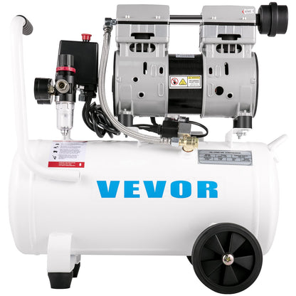 Air Compressor 6.6 Gallon, Portable Air Compressor 1 HP, Oil Free Air Compressor Steel Tank 750W, Pancake Air Compressor 115 PSI, Ultra Quiet Compressor for Home Repair, Tire Inflation
