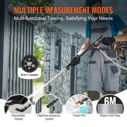 Sladdlös högtryckstvättrengöring Bärbar vattenspraybil 652 PSI