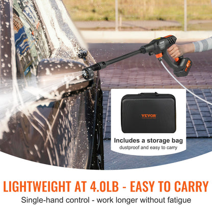 Cordless High Pressure Washer Cleaning Portable Water Sprayer Truck 652 PSI