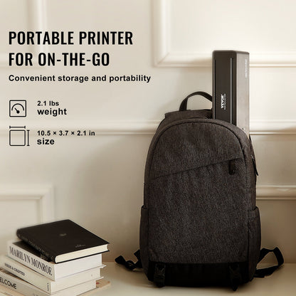 Tattoo Stencil Printer, Wireless Bluetooth Tattoo Printer Transfer Stencil Machine with 10Pcs Transfer Paper, Compatible for iOS＆Android Phone, iPad＆PC (with Storage Bag)