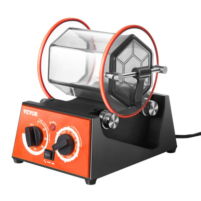 3kg rotierender Tumbler Oberflächenpolierer Schmuckpolitur Finish Maschine Edelstein DIY