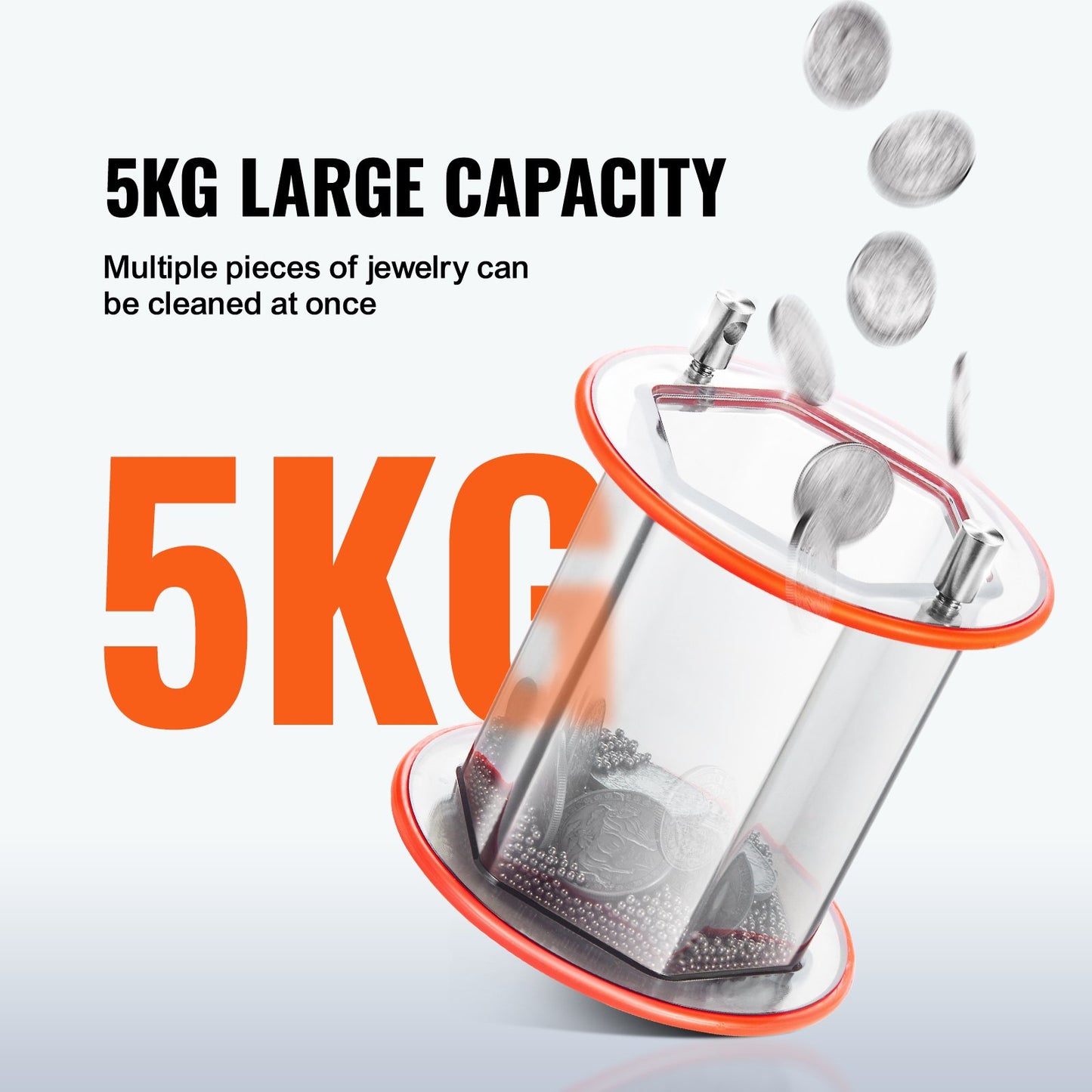 5kg rotierenden Tumbler Oberfläche Polierer Schmuck polnischen Finish Maschine Edelstein DIY