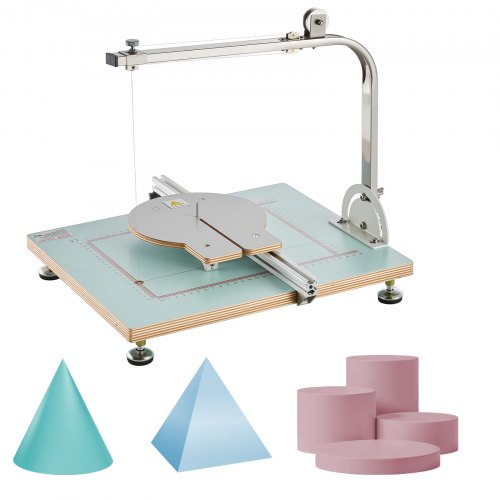 Hot Wire Foam Cutter, 58W Electric Styrofoam Cutter with Variable Temperature Control, Portable Tabletop Cutting Tool with 10.24" Max. Cutting Thickness for Foam, KT Board, Low-Density Sponge