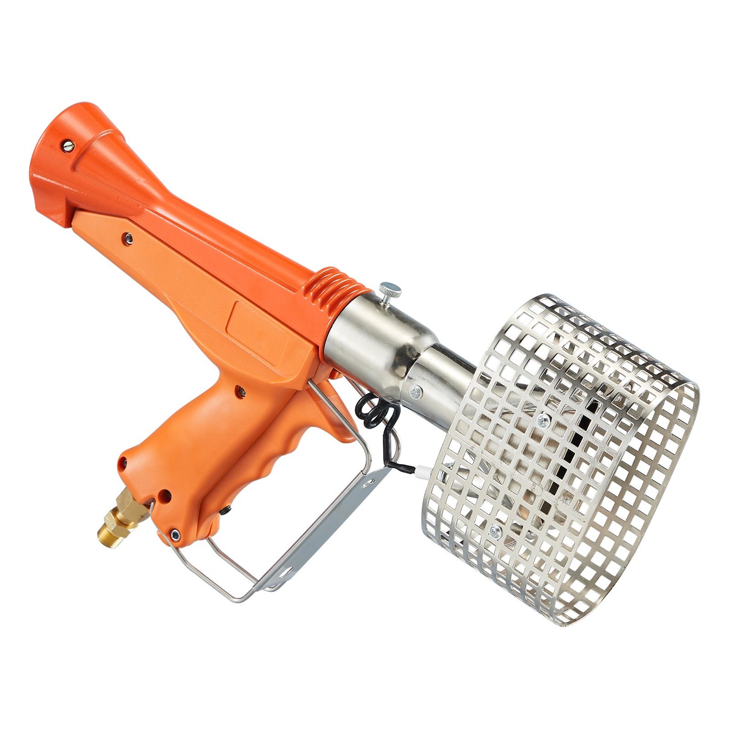 Propane Heat Gun, Up to 187660 BTU Hot Air Gun with Adjustable Regulator, 26 FT Hose, and Hard Carrying Case, Ideal for Boat Plastic Film Shrink Wrapping, Pallet Packaging, Crafting