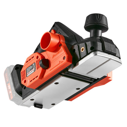 Cordless Electric Hand Planer, 3-1/4" Width, 16500 rpm Handheld Wood Planer with 5/64" Adjustable Planing Depth HSS Blade Dual Side Dust Outlets, for Woodworking Wood Planing Surface Smoothing