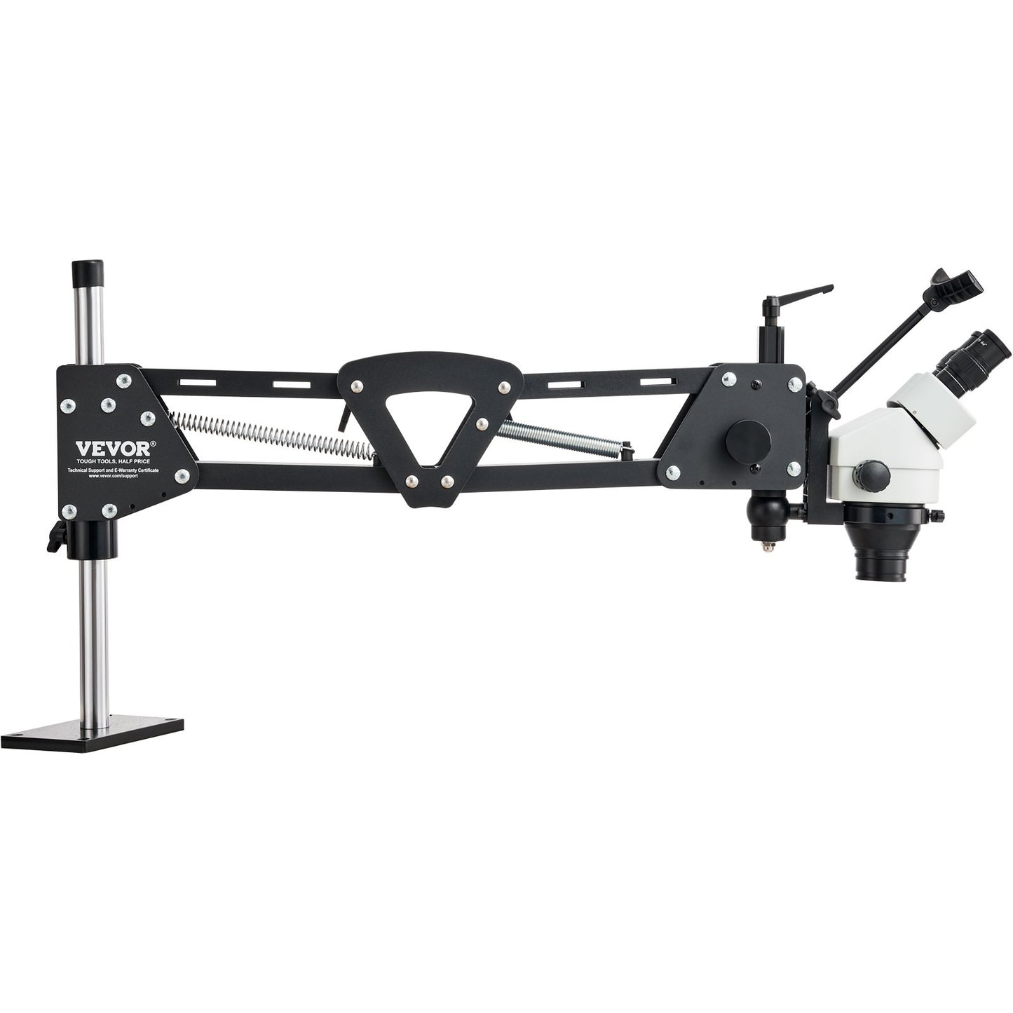 Multidirektionales Mikroskop mit Federhalterung Ringlicht 7X-45X Schmuck