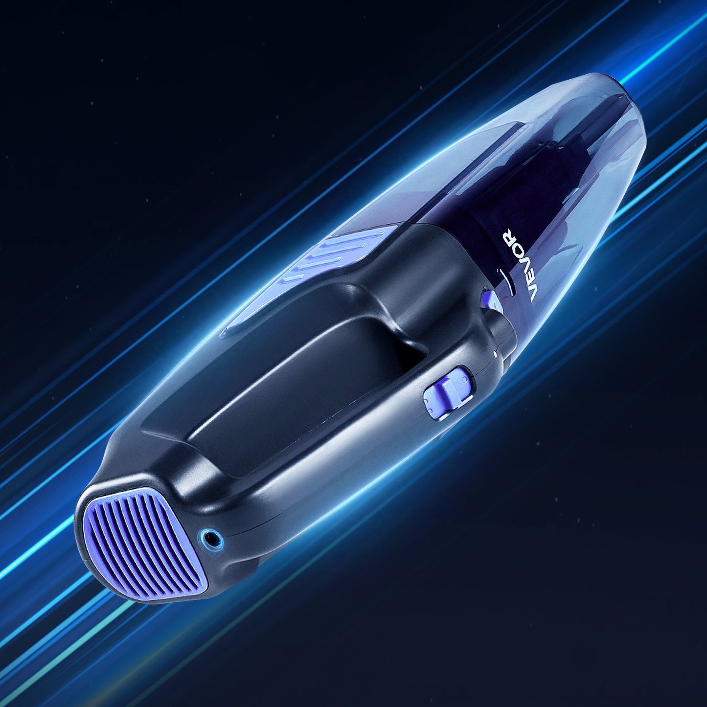 Handheld Vacuum, Portable Vacuum Cleaner Cordless with HEPA Filter and Brushes, Lightweight Hand Held Cleaner with Powerful Suction, for Car, Home, Office, Pet Hair