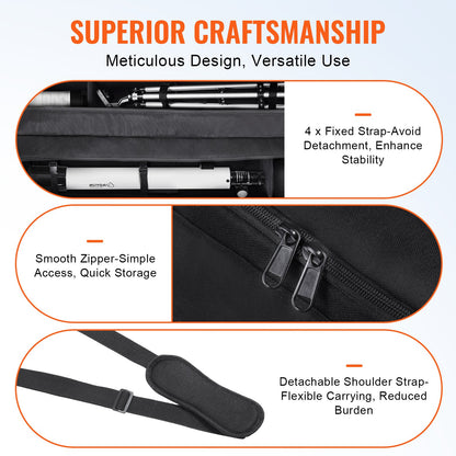 Teleskopfodral 1040 mm Multifunktionell stötdämpande Teleskopförvaringsväska