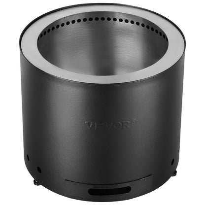 Rauchfreie Feuerstelle Herd Lagerfeuer 15 in Dia Holz Brennen Edelstahl