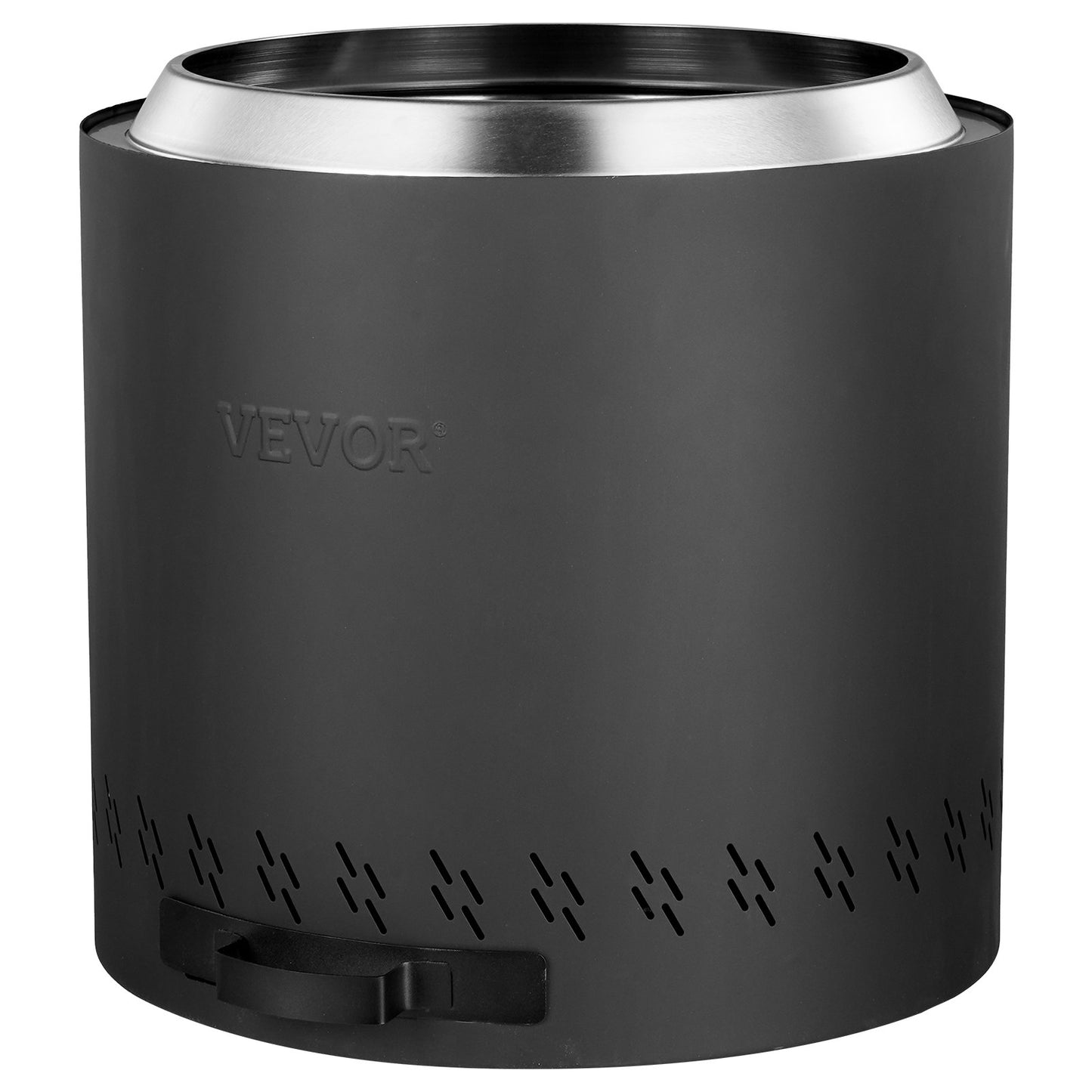 Smokeless Fire Pit Stove Bonfire 15,8 i Dia Vedeldad rostfritt stål