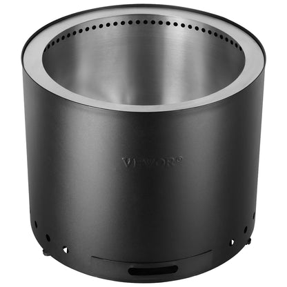 Rauchfreie Feuerstelle Herd Lagerfeuer 19,3 in Dia Holz Brennen Edelstahl