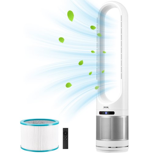 40" Oscillating Tower Fan 8 Hours Timer 15.4ft/s Speed with Remote Control | EU