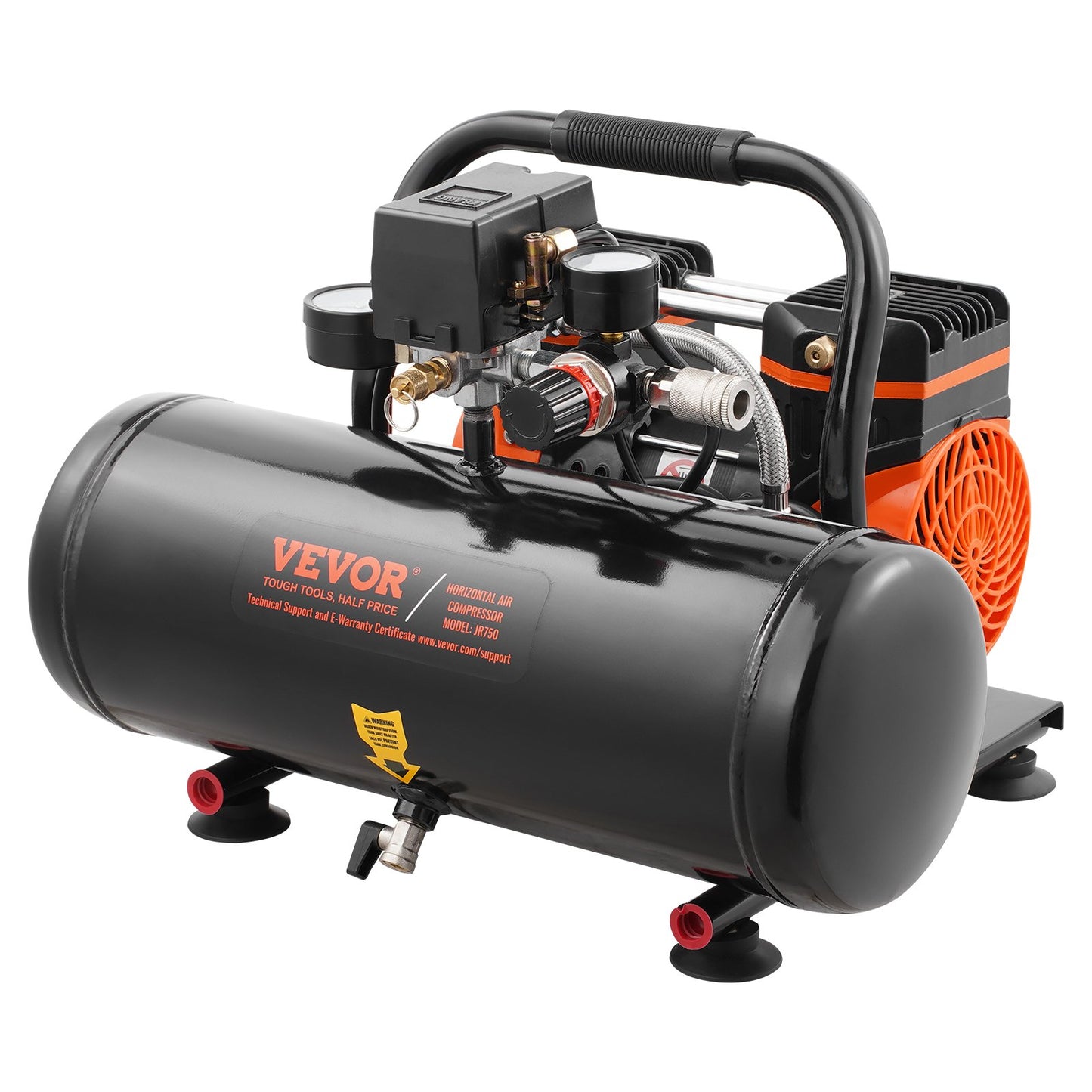 Air Compressor Compact Portable Oil Free Compressor 2 Gallon 8bar