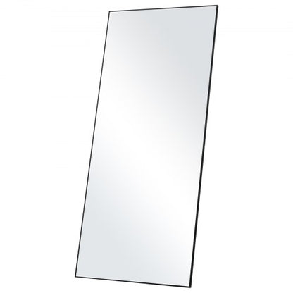 Full Length Mirror, 71'' x 31'', Extra Large Standing Hanging or Leaning Rectangle Floor Mirror with Tempered Glass Aluminum Alloy Frame, Full Body Dressing Mirror for Living Room Bedroom, Black