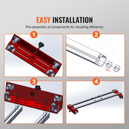 Router Tisch Einstellbare Holz Platte Abflachung Mühle Router Jig 60 in Länge