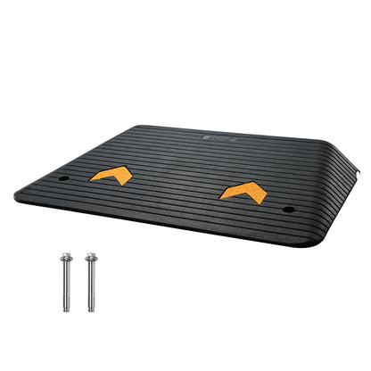 Rubber Threshold Ramp Door Ramp 4" Rise 15 Ton Load Rubber Edge Ramp