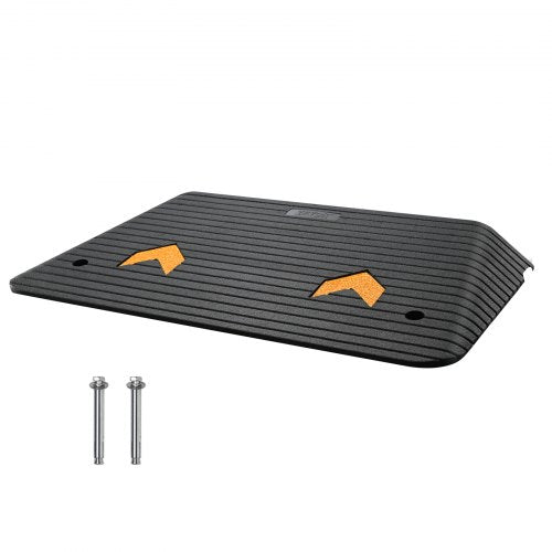 Rubber threshold ramp Door ramp 8.5 cm height 1475 kg load Rubber threshold ramp