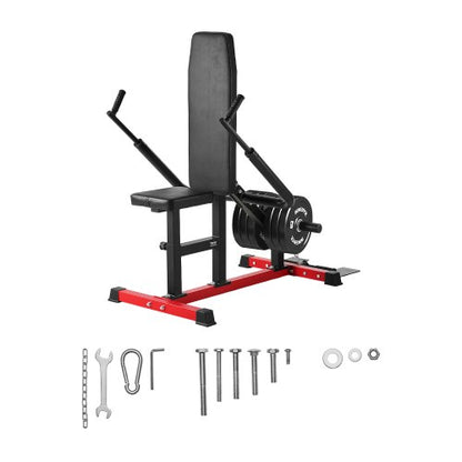 Seated Dip Machine, Tricep Bicep Press Down Machine with Cable Bar, Adjustable Seat, and Backrest, Exercise Equipment for Chest Training, Upper Body Push Fitness Workout, Hold up to 450LBS
