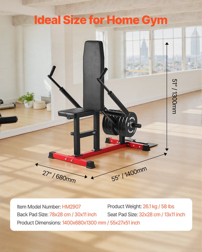 Seated Dip Machine, Tricep Bicep Press Down Machine with Cable Bar, Adjustable Seat, and Backrest, Exercise Equipment for Chest Training, Upper Body Push Fitness Workout, Hold up to 450LBS