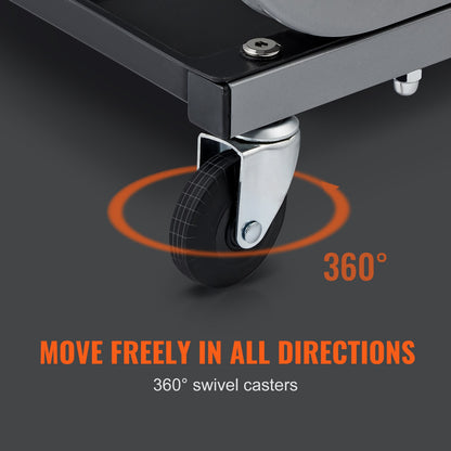 Mechanics Garage Pall 250 LBS Mekaniker Creeper Seat under bilens verktygsbricka