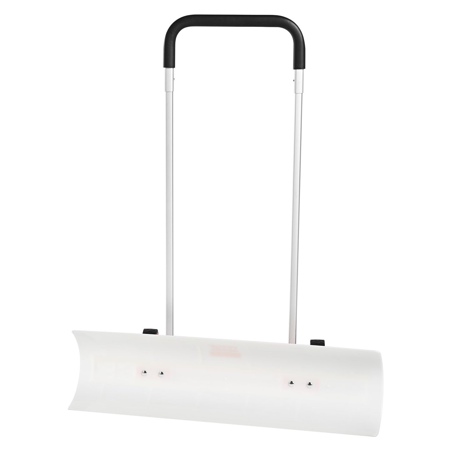 Schneeschaufel mit Rädern, 37-Zoll-Schneeschaufel für die Auffahrt, ABS-Schneeschaufel zum Schneeräumen, robuster Schaufelschieber mit breiter Klinge und U-förmigem Griff aus Aluminiumlegierung