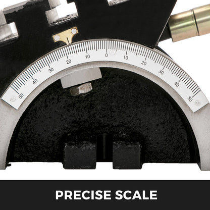 Tilting Milling Table 7x5inch Tilting Angle Milling Machine 0-90°Adjustable Swivel Angle Plate with 3 T-slots and an Adjustable Crank Handle Heavy Duty Tilting Milling Machine for Grinding