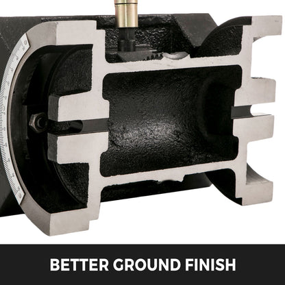 Tilting Milling Table 7x5inch Tilting Angle Milling Machine 0-90°Adjustable Swivel Angle Plate with 3 T-slots and an Adjustable Crank Handle Heavy Duty Tilting Milling Machine for Grinding