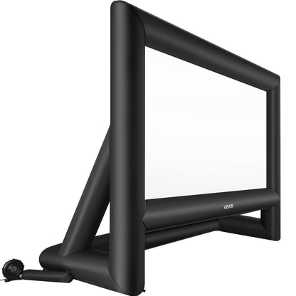 20FT Inflatable Movie Screen, Inflatable Projector Screen with Portable Storage Bag, 16:9 Easy Set Up Movie Projection for Outdoor Backyard, Home Theater, Theme Party